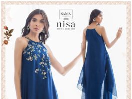 sania-maskatiya-sleeveless-long-dress-eid-2019