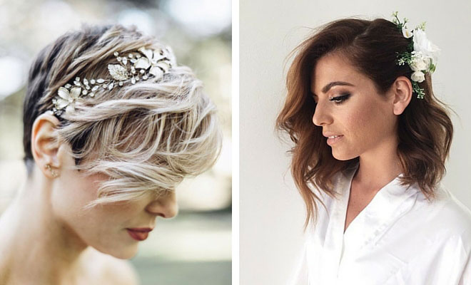 Best Beautiful Bridal Hairstyles 2020 For Short Hair Women Fashion Blog