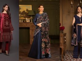 Bareeze-Luxury-Winter-Embroidered-Dresses-Shawls-Designs