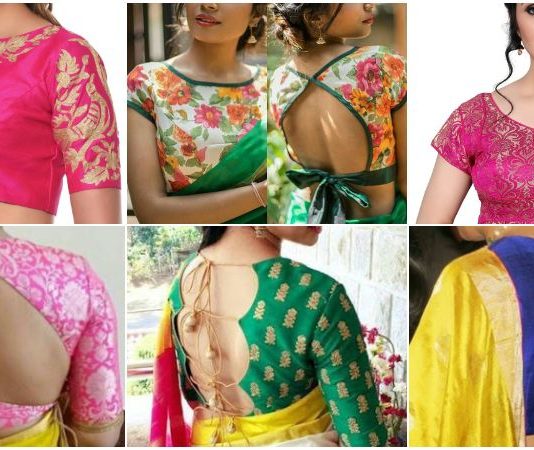 stylish-saree-blouse-neck-patterns
