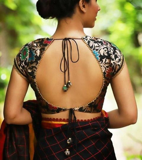 Indian Saree Blouse Neck Designs Front And Back 2020 Women