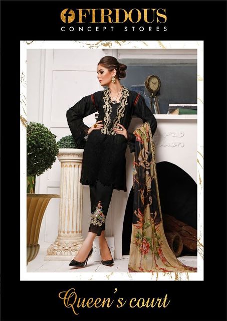 Firdous Digital Printed Lawn Collection