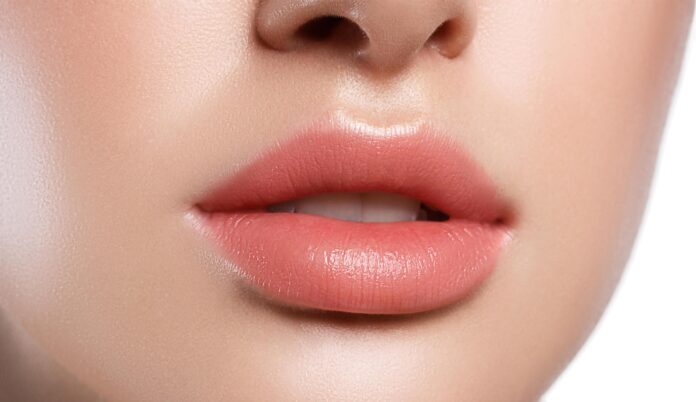 female lips after botox treatments